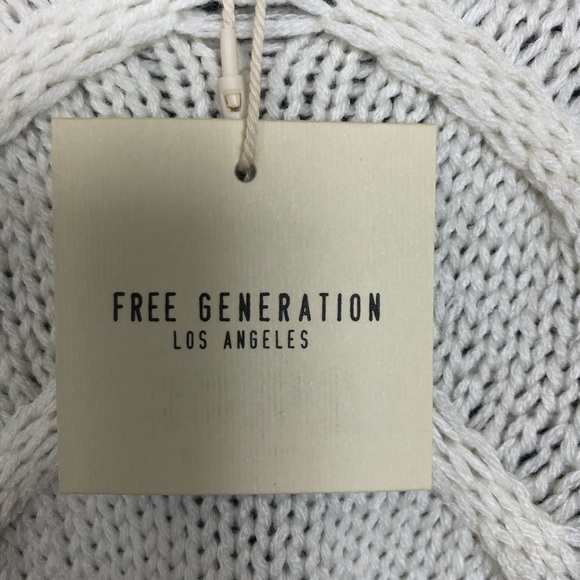 Free Generation Color Block Fringe Sweater NWT (S) - Picture 13 of 15